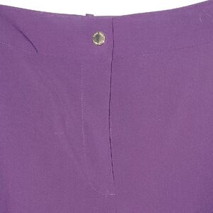 NWOT Calvin Klein Plum Pants 18W 2 Front Zipper Pockets Buttons Zip Fly
